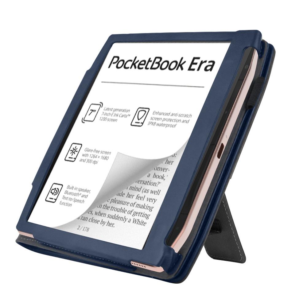 Business Funda For PocketBook Era Lite Color 7" eBook Case with Hand Strap PB700 PB700K3 Flip Stand Cover Auto Sleep/Wake