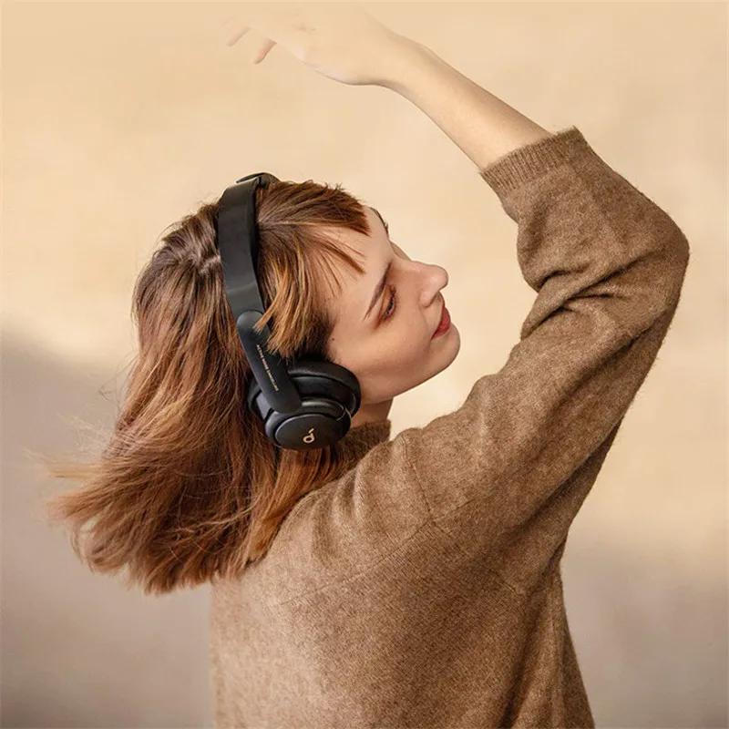 Ersatz für Anker Soundcore Life Q30/Q35 BT Headset Ohrmuscheln Weiche Atmungsaktive E-Sport Kopfhörerpolster Passen perfekt