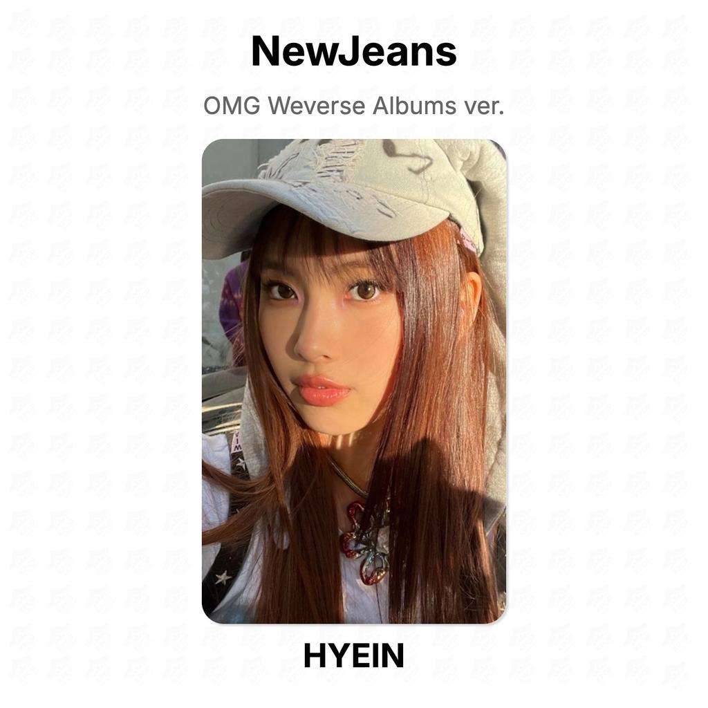 NewJeans ‘OMG’ Weverse Albums ver. Fototessera ufficiale