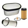 3Pcs Air Filter ME422880 Fuel Filter PU7004Z Oil Filter QC000001 For MITSUBISHI Canter/Fuso Heavy Duty Truck Diesel Filter