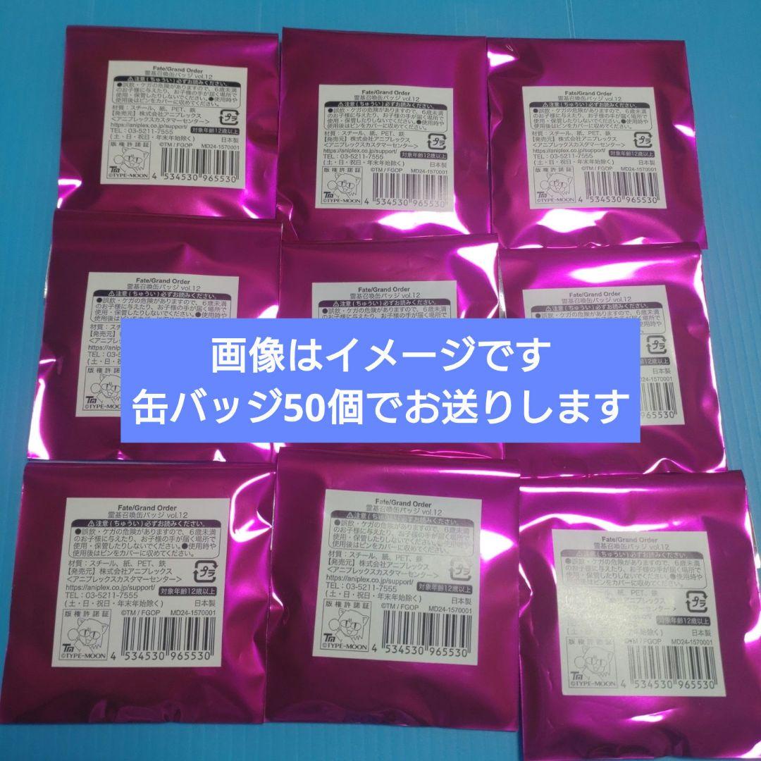 

[USED] Fate FGO AJ2025 Spirit Origin Summoning Badge Vol.12 50 pieces