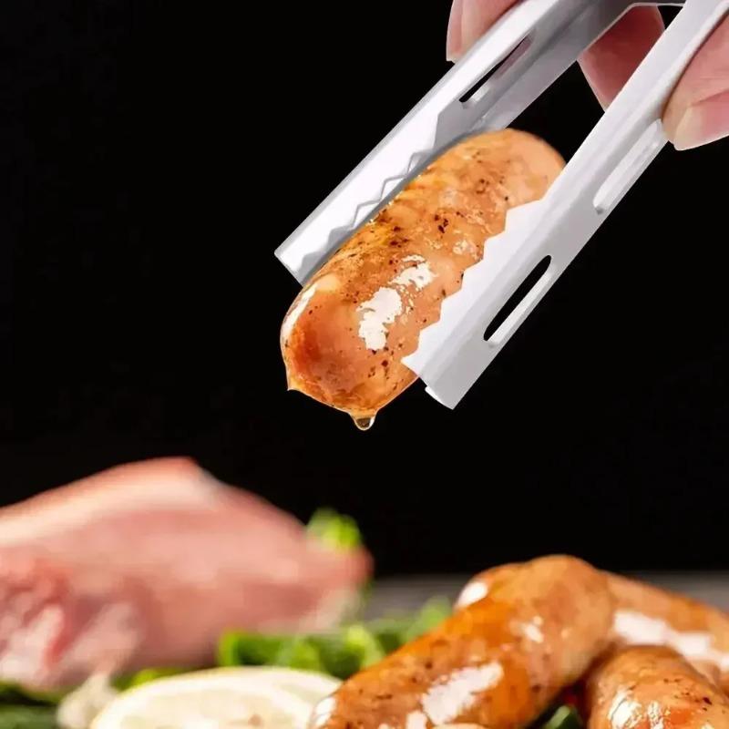 Anti Hot Pot Gripper Outdoor Camping Cooking Tool Barbecue Cake Clip Microwave Plate Dish Food Tong Kitchen Accessory
