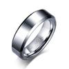 Tungsten Steel Men Ring Fashion Jewelry Durable Comfort Fit Wedding Band Stylish Accessory for Him