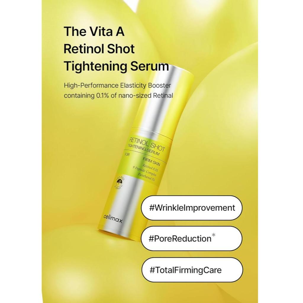 CELIMAX The Vita A Retinol Shot Straffend 2 Typen / Serum 30ml, Booster 15ml