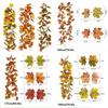 Realistischer Herbst-Ahornblatt-Girlande für Thanksgiving- und Halloween-Dekorationen