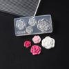 5D Flower Mold Nail Carving Mould Stencils Plumeria Flower Spring Nail Art Decorations Manicure Template Diy Manicure Decor Tool