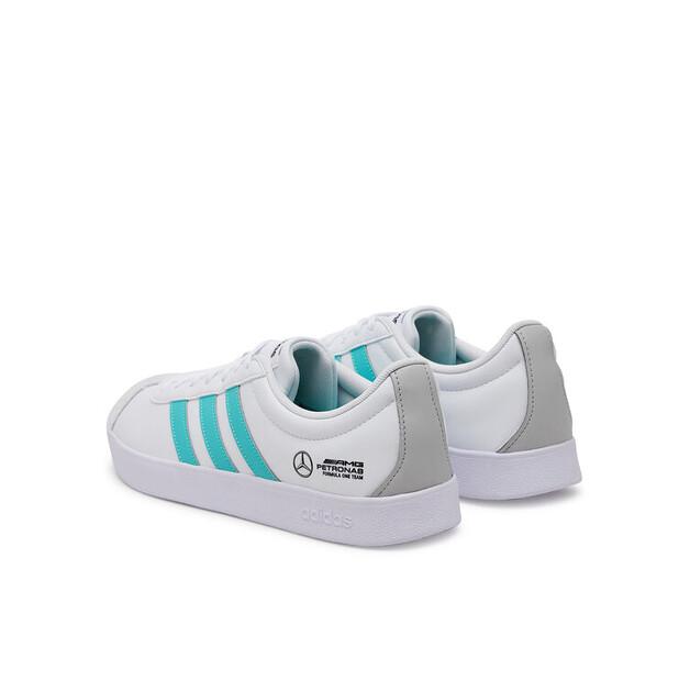 Men's Adidas Mercedes - Amg Petronas Formula One Team Vl Court Base Trainers Jr1069 White