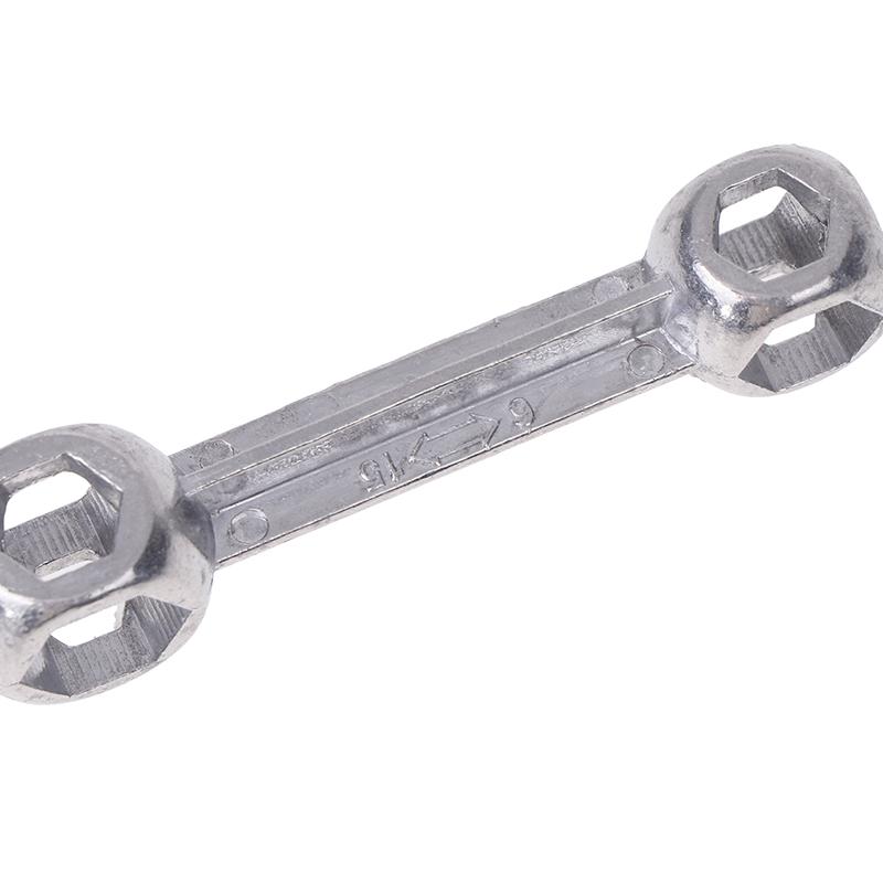 6-15Mm Bone Shape Hexagon Wrench Multipurpose 10 Holes Cycling Durable Spanner Bicycle Bike Repair Tool Accessories