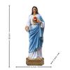 Elegant Resin Religious Figurine Home Décor - Virgin Mary Living Room, Study, or Desktop Decoration | Practical and Convenient