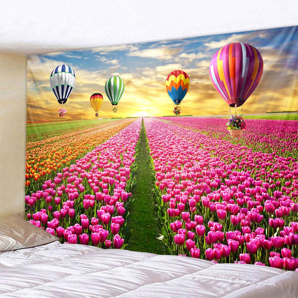 Garden Landscape Tapestry Home Decoration Art Wall Hanging Hippie Bedroom Wall Background Blanket Bed Sheet Sofa Coverage