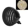 5.5in Vintage Motorcycle Grille Headlight Headlamp Practical Modification Accessory