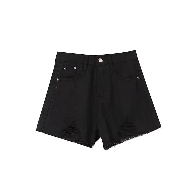 Summer Women's Jeans Shorts Broken High Waist Sexy Pants Denim Jeans