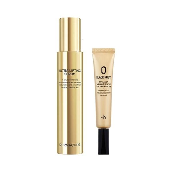 DERMACURE Ultra Lifting Serum 80ml + BLACK RUBY Collagen Eye Cream 40ml_23844652_587807