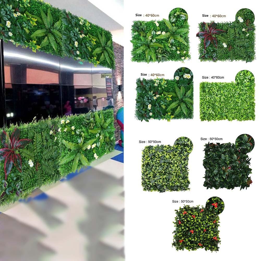 Artificial Green Grass 40x60cm Plastic Lawn Plant Room Background Simulated Plant Artificial Lawn Decoration Home Wall Decor