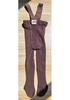 Breathable High Waist Baby Overalls Tights with Navel Protection - Solid Color Kids' Tights