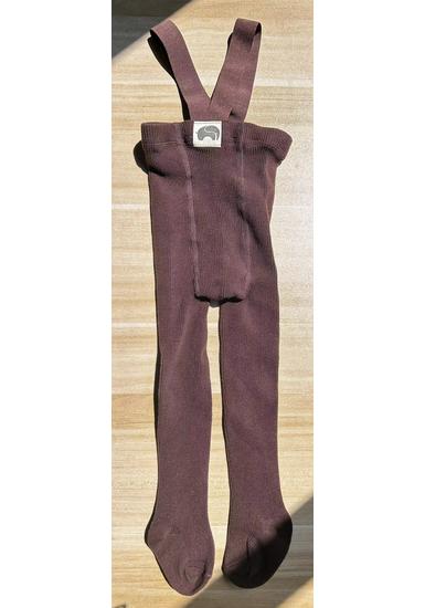 Breathable High Waist Baby Overalls Tights with Navel Protection - Solid Color Kids' Tights