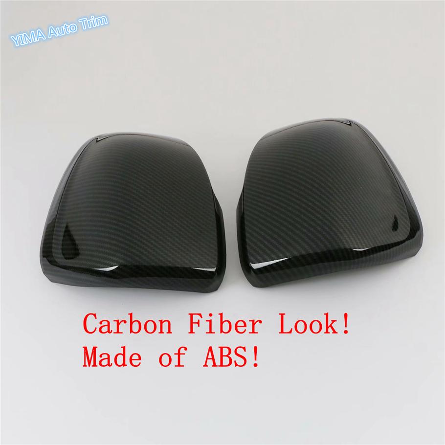 Shiny / Carbon Fiber Auto Styling Wing Case Rearview Mirror Protector Shell Cover Trim For VOLVO XC40 2018 - 2024 Accessories