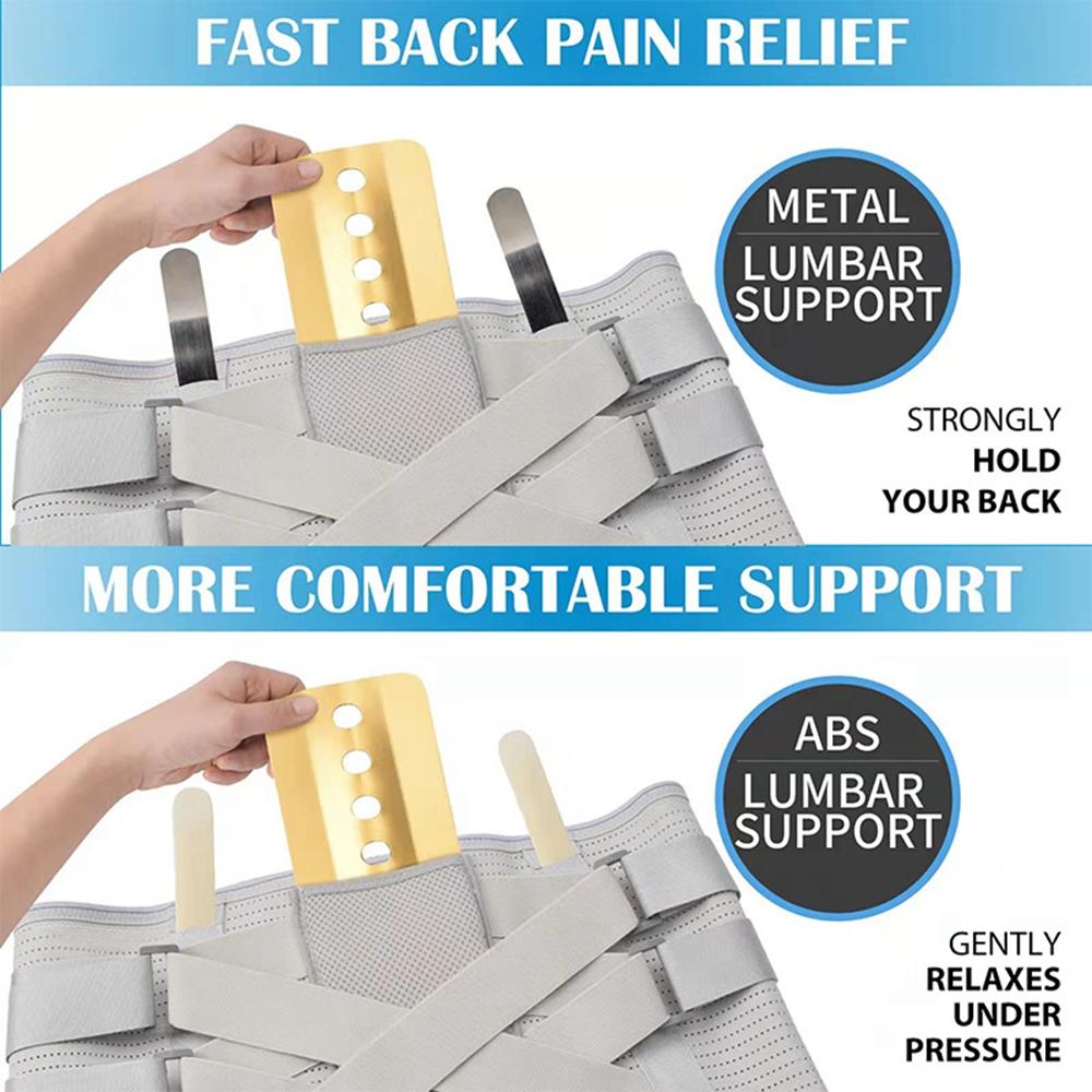 YF-YD031 Sports Waist Support Band Wide Steel Plate Lumbar Brace for Powerlifting Fitness Weightlifting