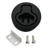 Round Flush Pull Slam for Latch for RV Boat Tralier Marine Deck for Hatch Locker