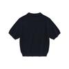 Covernat Ss24 Logo Polo Short Sleeve Knit Top Women tops Navy-Blue CO2402KT81NA