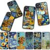 Starry Night Van Gogh Sky Art Phone Cover for Samsung Galaxy S25 S24 S22 S23 FE Ultra Plus A56 A05 A06 A15 A16 A55 S7 Edge Case