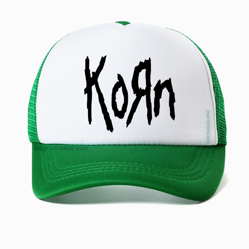Korn Musik Konzert Rockband Welttournee Baseballkappe Unisex Vintage Metall Gothic Papa Sommer Netz Atmungsaktiv Truckerhut