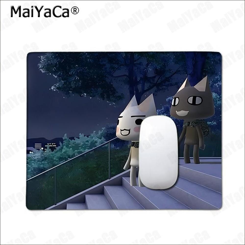 Cute Toro Inoue Cat  Mousepad Rubber Small Thickened Mouse Pad Gaming Keyboard Table Mat Office Supplies Room Decor Mouse Carpet