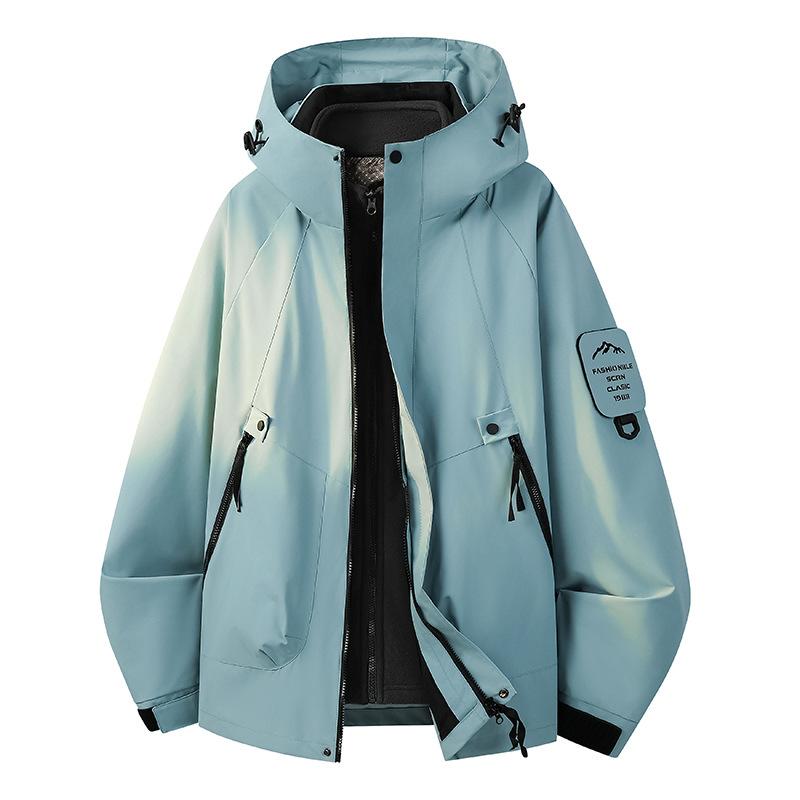 2518 Dreifach-Graphen-Futter Partnerjacke für Damen und Herren Winddicht Wasserdicht Outdoor-Sport Bergsteigeranzug Gruppenkauf