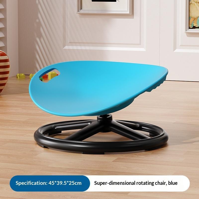 Ergonomic Sensory Rotating Chair Eggshell Design Anti-Slip Base Sturdy Plastic for Preschool Classroom Activity