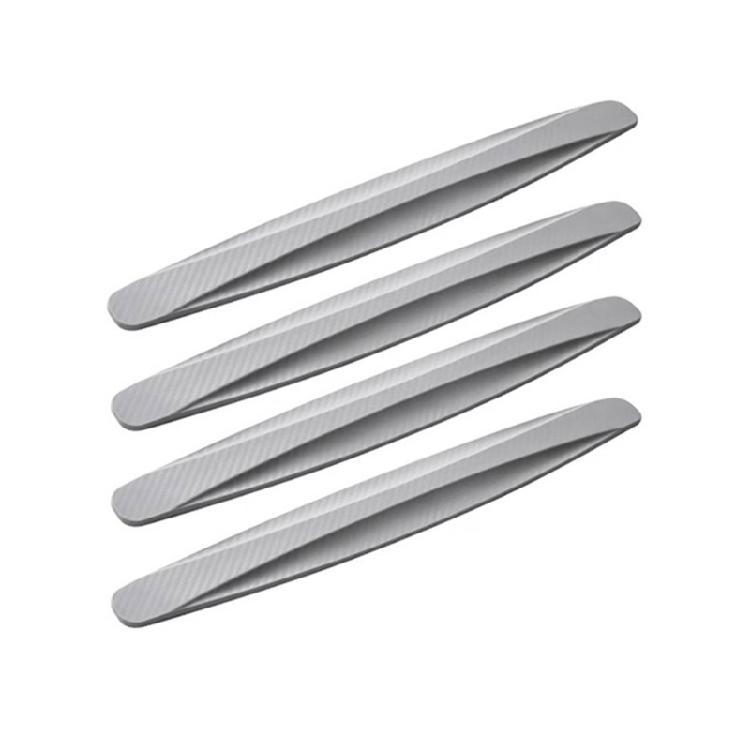 4pcs Flexible Bumper Guard Strips with Strong Adhesive Front & Rear Bumper Guard Upgrades for Car Front & Rear Safety