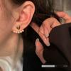 Detachable Stud Earrings Fashion Pearl Decor Simple Earrings Gifts For Women Girls