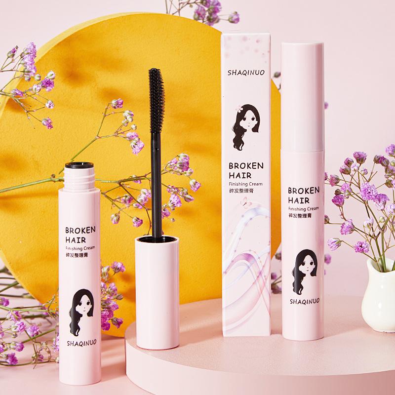 Shaqino Hair Finishing Stick, Anti-Frizz-Haargel für fliegende Haare, Kantenkontrolle und Styling, langanhaltender Halt für kurzes Haar
