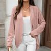 Women's Casual Fashion Long-sleeved Cardigan Knitted  Jacket