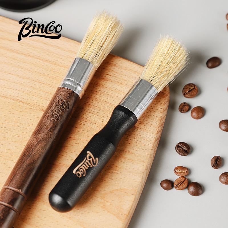 Coffee Brush Grinder  Solid Wood Brush Vintage Retro Barista Espresso Machine Cleaner Cleaning Tool Coffee Machine Accessories