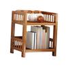 Bamboo Bathroom Shelf Coffee Bedside Table Display Rack Multifunctional Storage Stand Sturdy Corner