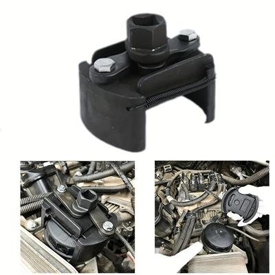Llave universal ajustable para filtro de aceite: Herramienta de 2 puntas para fácil extracción e instalación