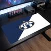 FC Zürich Theme Pattern Mouse Pad, Soccer Logo Design XXL Gaming Desk Mat Non-Slip Computer Mouse Pad