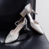 HIMIKO / Himiko / Separate Strap Pumps / 640010 Silver 3L