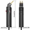 Plastic Welding Kit 5 In 1 Welder with Heat Cutting Shaping Tools for Home Automotive Bumper Repairing Black US Plug