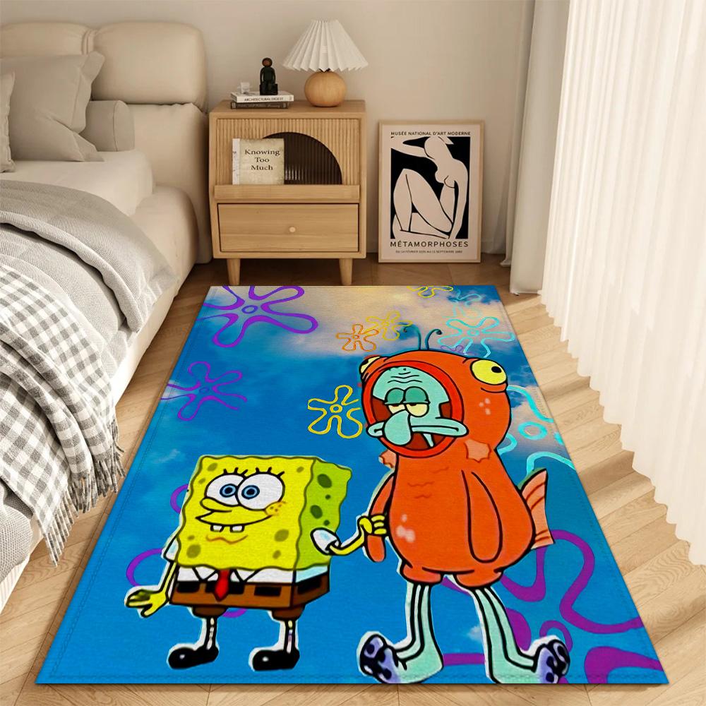 Dekorations Teppich Matte Schlafzimmer Teppich Zimmer Teppich S-spongebob Fußmatte Eingangstür Matten Auswahl Teppiche Heimteppiche Fußbad Küche