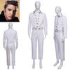 High-quality Polyester Fiber Cosplay Set Of White Cat King Elvis Presley