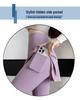 2026 Spring/Autumn Plus Size Women's Two-in-One Yoga Pants - Hip Lift, Running, Training, Slimming Fit
