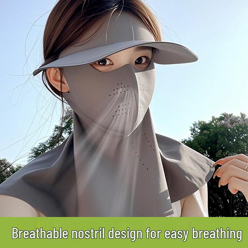 Etravel Summer UV Protection Sun Hat with Face Mask