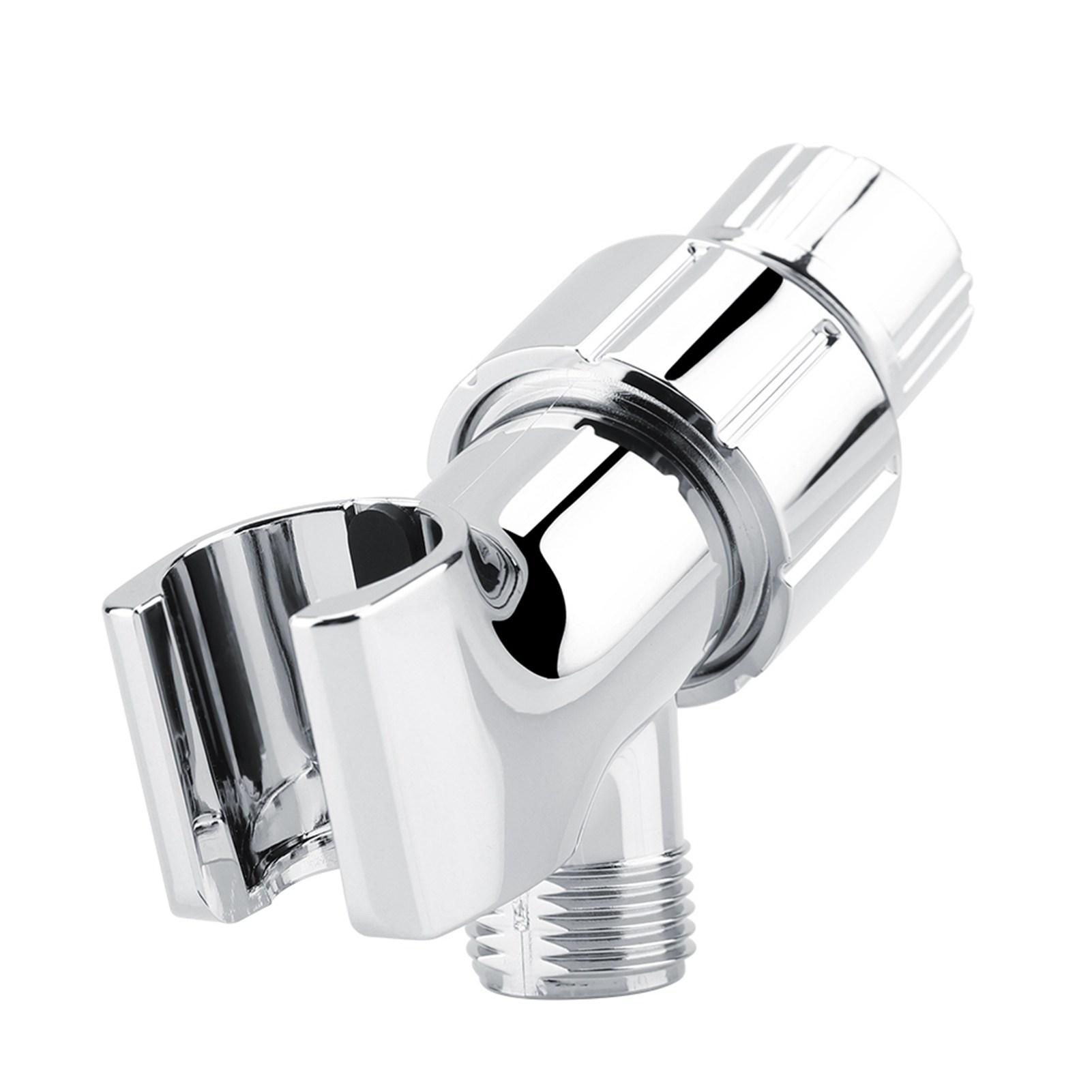 3-Way  Chrome Plating Shower Head Diverter Shower Arm Mounted Bracket Bathroom Accessories Shower Head Holder Diverter