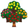 4 Styles Available Fruit Tree Puzzle Felt Children Early Education Toys Kindergarten Color Number Fruit Cognitive Teaching Aids