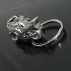 Silver Color Lover's Gifts Motor Shape Key Rings Key Chain Cool Car Key Ring 3D Motorcycle Design