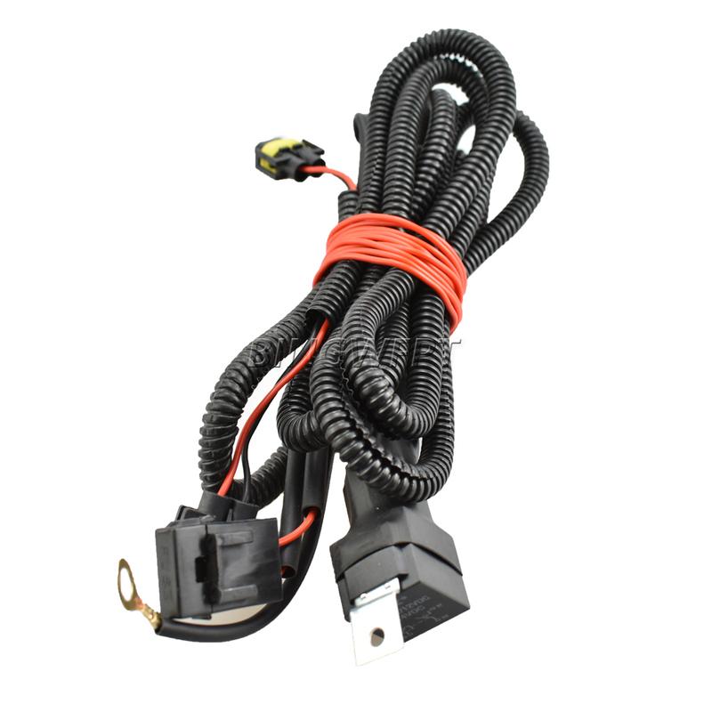 

Fog Light Lamp Wires Harness Cable With Fuse For VW New POLO Golf For Jetta MK5 MK6
