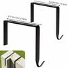 4Pcs No Drill Outdoor Light String Hooks Adjustable String Light Hangers  Cinder Block