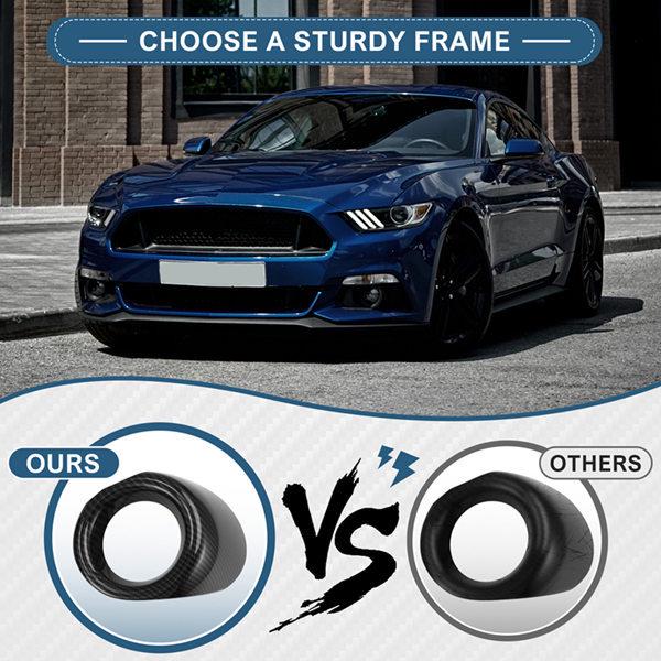 Zierringe für Frontnebellichter für 2015-2017 Ford Mustang (1 Paar)