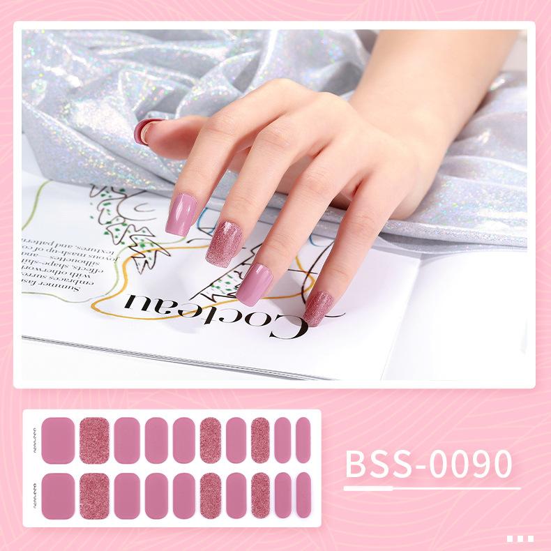 

Наклейки для красоты полуотвержденные наклейки для ногтей УФ-лампа для фототерапии гель-наклейки для маникюра смешанные